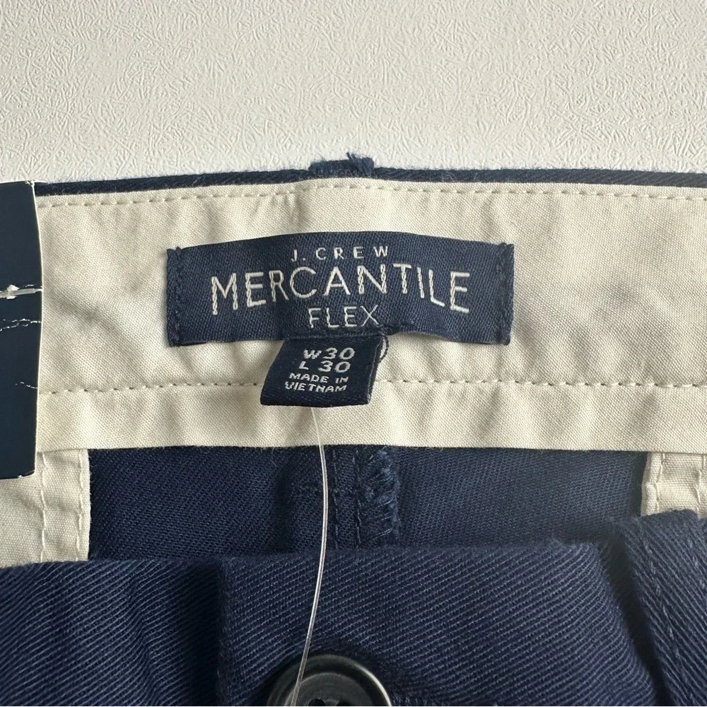 J crew men’s size 30/30 Mercantile slim‎ flex fit Chino pants New with tags